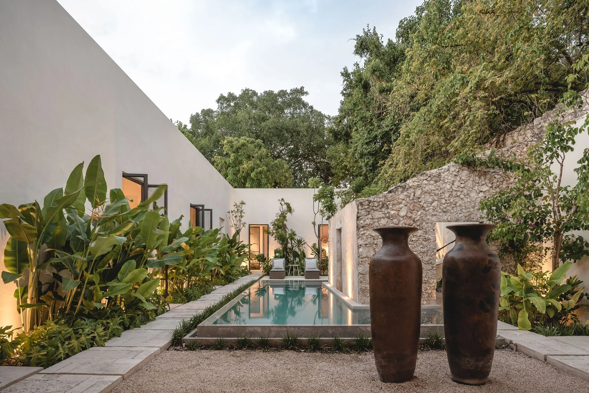 Piscina con Kimiplaster