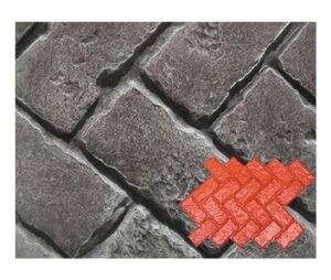 Molde Herringbone Old Cobblestone K-HC 40